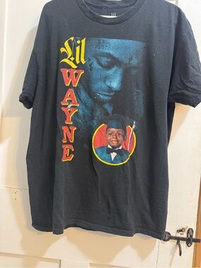 Lil Wayne Black Graphic Tee - Official Style